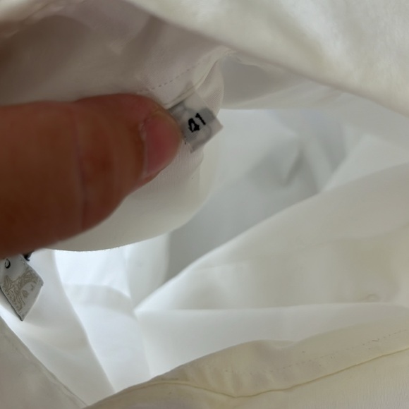 Versace Collection Button Down Embroidered Logo Men's Shirt - Picture 7 of 9